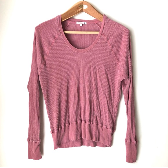 Anthropologie Tops - Sundry 3 Lg Anthropologie Pink Long Sleeve Shirt